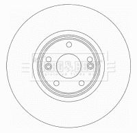 BORG & BECK Piduriketas BBD4438